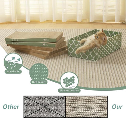 MECOOL Cat Scratching Board，5PC Cat Scratch Pad - Image 5