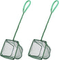 Pawfly Aquarium Fish Net with Braided Metal Handle Square Net with Soft Fine by Pawfly