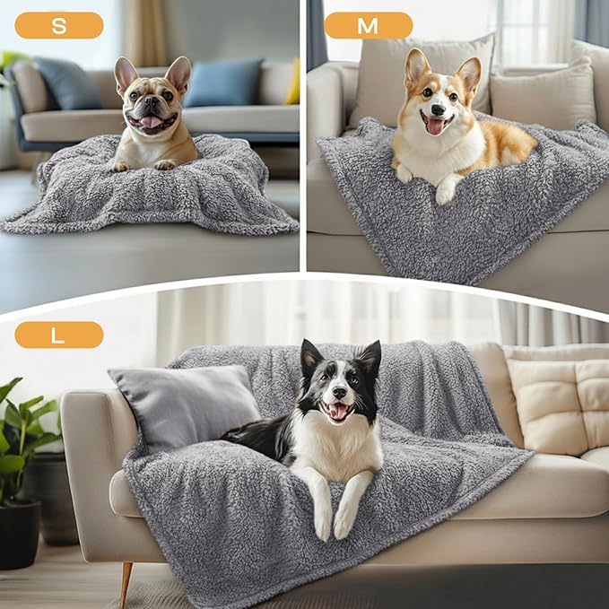Luciphia 1 Pack 3 Calming Dog Blanket Fluffy Premium Fleece Pet Blankets Soft - Image 3
