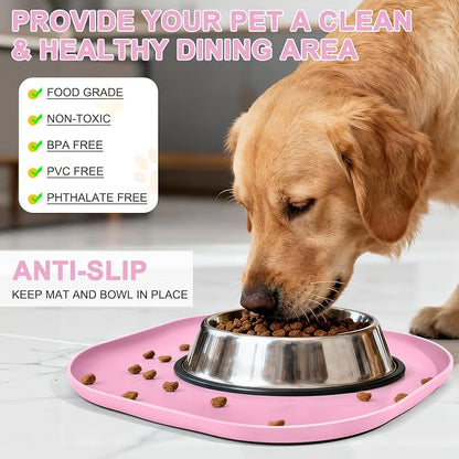 Small Silicone Pet Food Mat - Image 3
