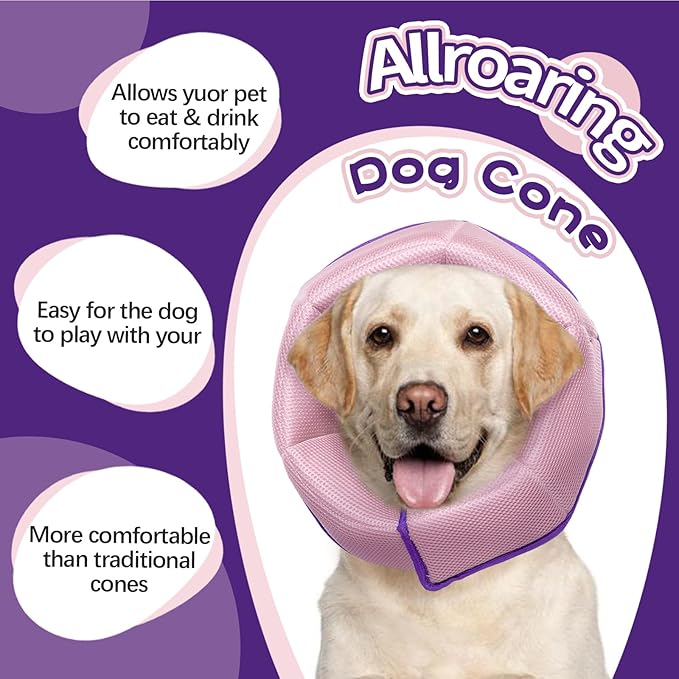 Dog Cone Collar Soft Cone for Medium Dogs After Surgery Adjustable Elizabethan - Image 5