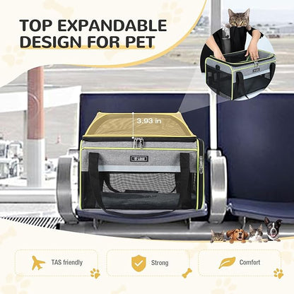 Lekereise Top-Expandable Pet Carrier 18x11x11Inch Delta American United Airline - Image 5