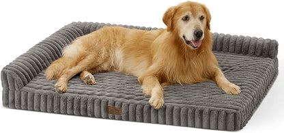 Cute Dog Bed, Faux Rabbit Fur Orthopedic Foam Dog Bed by COZYKISS