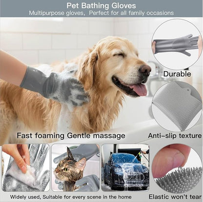 Cat&Dog Grooming Kit-6PCS for Cat Flea Comb, Dog Brush For Shedding, Pet Nail - Image 5