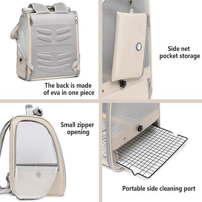 Bird Carrier Backpack, Portable Travel Bird Cage - Image 8