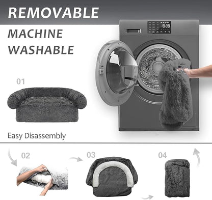 Tinaco Luxurious Calming Dogs/Cats Bed Mats, Dog Pad Washable Removable Couch - Image 5