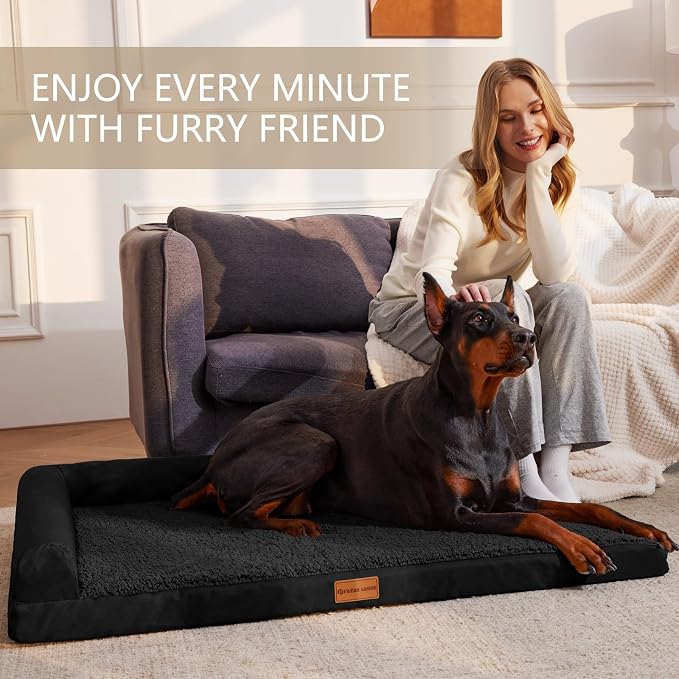 Patas Lague Orthopedic XL Dog Bed Large Sized Dog 48''X30'', Waterproof L - Image 3