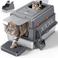 FURTIME XXXL Extra Large Stainless Steel Litter Box by FURTIME