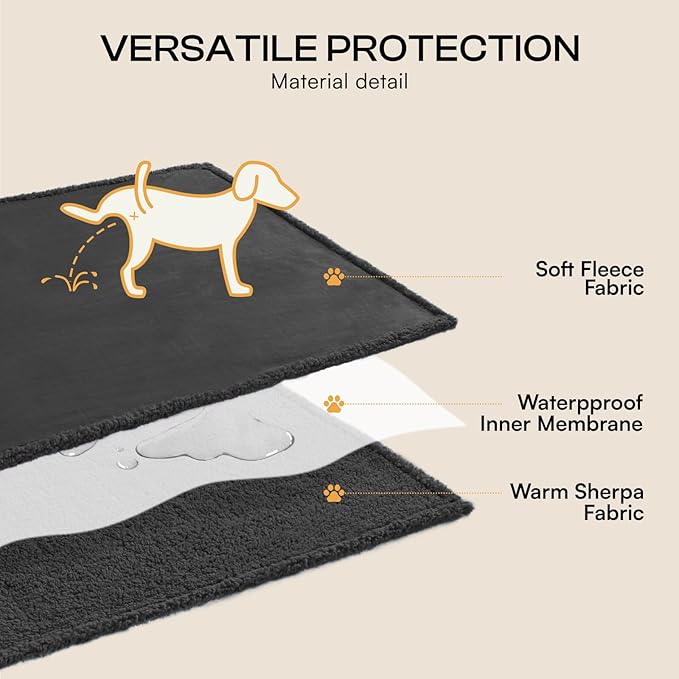 Luciphia Waterproof Pet Blankets, Liquid Pee Proof Dog Blanket - Image 4