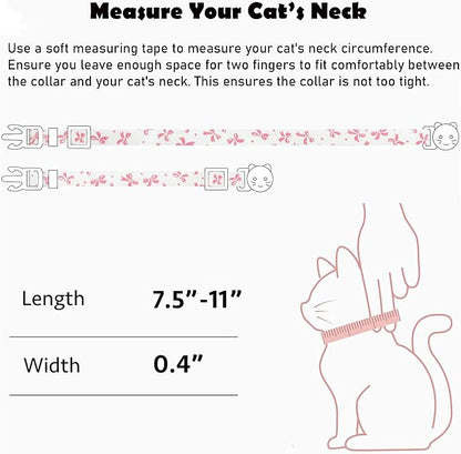 2 Pack Cotton Breakaway Cat Collars Set - Image 6