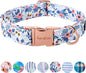 Unique Style Paws Metal Buckle Rose Collar by Uniquestylepaws