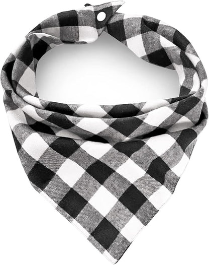 Plaid Bandana Triangle Scarf by Brand by ZIRVYIR