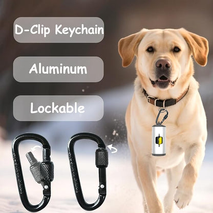 Metal Dog Poop Bag Holder w/Leash Clip|Durable Scratch-Resistant Aluminum|135 - Image 3