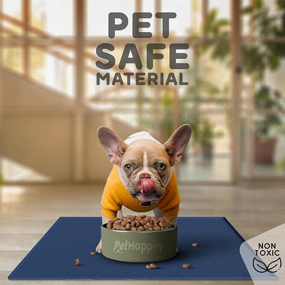 Dog Food Mat - 28x18” Large Silicone Stove Top Protector, Silicone Pet Feeding - Image 3