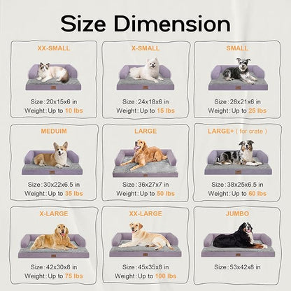 Small Dog Bed Waterproof Orthopedic Dog Beds - Image 2