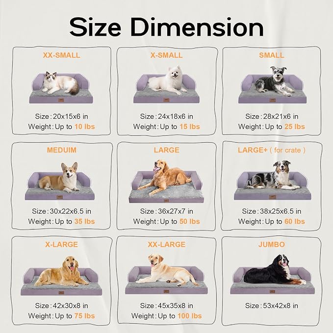 Small Dog Bed Orthopedic Washable Cat Bed Memory Foam Small Couch Sofa Indoor - Image 2