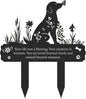 Grave Markers for Cemetery for Dog, Metal Grave Markers Yard Memorial Pet Dog by RNGMSI