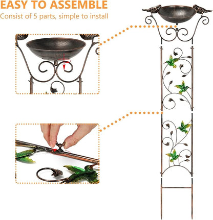 SUNNYPARK Antique Garden Iron Trellis - Image 3