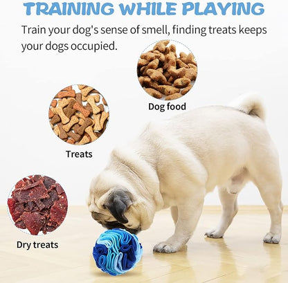 2 Packs Snuffle Ball for Dogs Stress Relief Interactive Dog Enrichment Toys Dog - Image 4