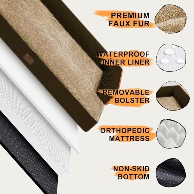 Small Dog Bed Waterproof Orthopedic Dog Beds - Image 5