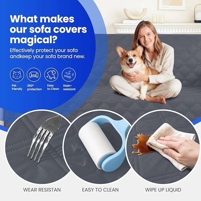 Waterproof Dog Bed Cover Pet Blanket, Soft Couch Cover - Image 6