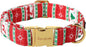 Unique style paws Christmas Dog Collar Metal Buckle Christmas Tree Puppy Collar by Uniquestylepaws