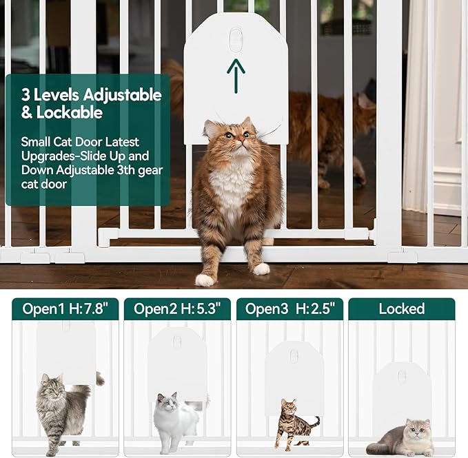 Babelio 36" Tall Auto Close Baby Gate - Image 4