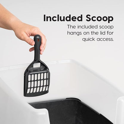 IRIS USA Large Cat Litter Box - Image 4