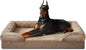 INVENHO Orthopedic Extra Large Dog Bed, XXL Waterproof Dog Sofa, Egg-Crate Foam by INVENHO