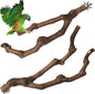 PINVNBY Natural Parrot Perch Bird Stand Pole Wild Grape Stick Paw Grinding Fork by PINVNBY