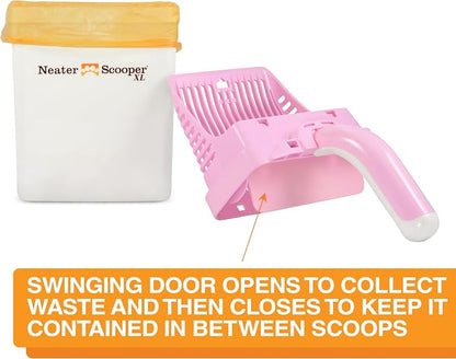 Neater Pet Brands Neater Scooper XL Cat Litter Scoop, 60 Refill Bags – - Image 3