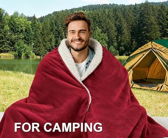 Waterproof Blanket for Beds – Ideal for Couch & Pets Splash Proof Sherpa Throw - Image 5