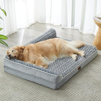 BFPETHOME Orthopedic Dog Beds for Large Dogs-Waterproof Sofa Pet Bed by BFPETHOME