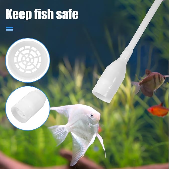 AQUANEAT Aquarium Vacuum Siphon, Hand Pump Fish Tank Water Changer, - Image 3