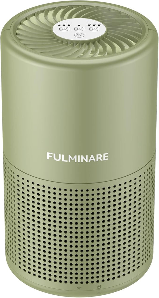 FULMINARE Air Purifiers for Home Bedroom H13 HEPA Air Purifier, 3 Speeds by PureAirPowerfulSound