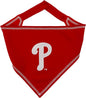 Pets First MLB Philadelphia Phillies TIE Bandana, Large/X-Large. Dog Bandana by PETSFIRST