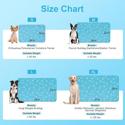 BEAUTYZOO Upgraded Dog Self Cooling Mat Ice Silk Chill Pads - Image 8