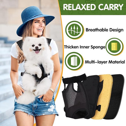 Pet Carrier Backpack, Hands-Free Adjustable Dog Front Carrier Legs Out & - Image 4