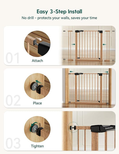 Babelio 29-48" Metal Baby Gate - Image 4