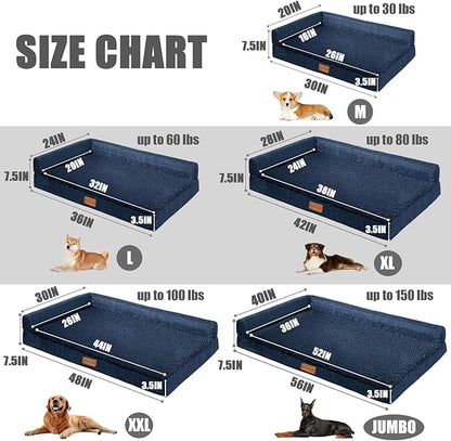 Patas Lague Orthopedic Jumbo Dog Bed - Image 6