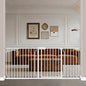 WAOWAO Baby Gate 71.65-76.35" Extra Wide Pressure Mounted Walk Through Swing by WAOWAOBABYSAFETYPRODUCTS