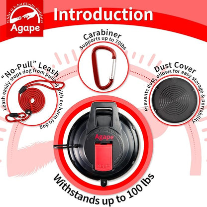 Agape Dog Heavy Duty Suction Cup - Image 2