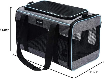 Vceoa 17.5x11x11 Inches Cat, Dog Carrier - Image 8