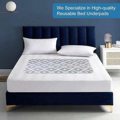 OUTCREATOR® Washable Bed Pads 34" x 56", Incontinence Mattress Protector - Image 7