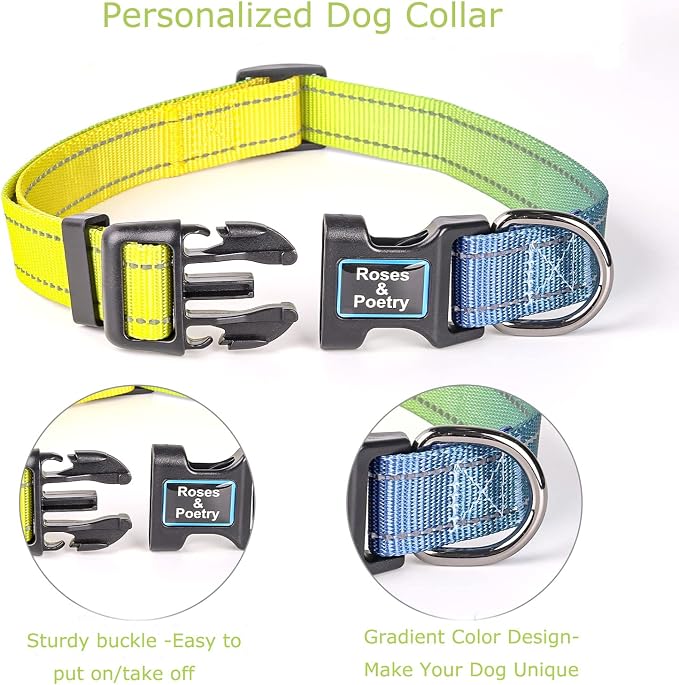 Roses&Poetry Dog Collar for Large Dogs - Image 3
