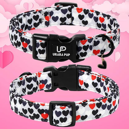 Valentine's Dog Collar, UP URARA PUP Love Heart Adjustable Pet Collar - Image 2