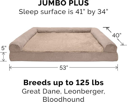 Furhaven Orthopedic Dog Bed for Large Dogs w/ Removable Bolsters & Washable - Image 2