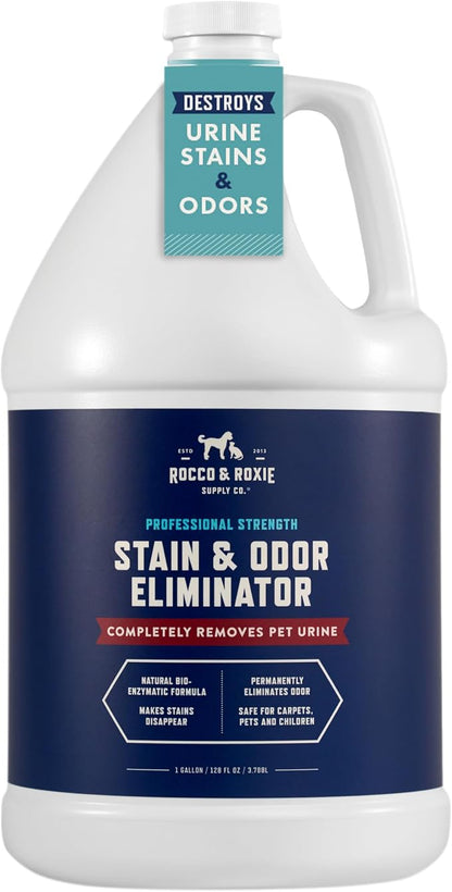 Rocco & Roxie Supply Co. Stain & Strong Odor Eliminator, Enzyme Cleaner by RoccoRoxieSupplyCo