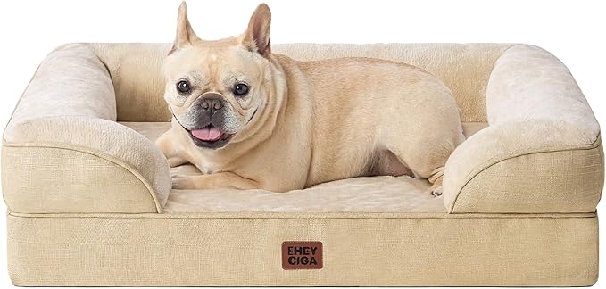 EHEYCIGA Orthopedic Dog Bed for Medium Dogs, Waterproof Memory Foam Medium Dog by EHEYCIGA