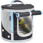 Small to Medium Bird Travel Carrier Cage, Portable Parrot Parakeet Cockatile by halinfer